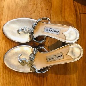 Jimmy Choo Heeled Sandals Sz 8 Made in Italy